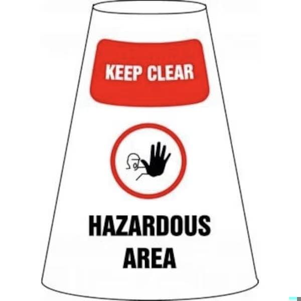 Accuform Traffic Cone Cuff Sleeve, For Use With Standard 18 in and 28 in High Traffic Cones FBC922E - main